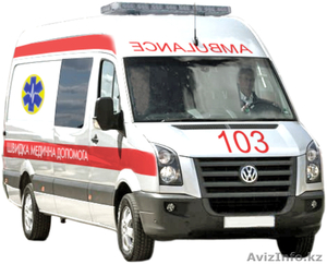 автомобиль скорая помощь Mercedes-Benz Sprinter, Ford, Volkswagen, Crafter.
