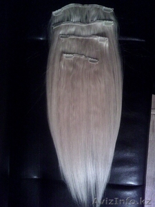 Волосы на заколках, наращивание волос безопасным методом в Уральске - Изображение #1, Объявление #596929