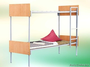 Металлические кровати для пансионатов, кровати для детских лагерей, низкие цены - Изображение #2, Объявление #1417612