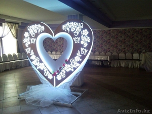 Сердце для свадьбы и юбилея, прокат, декорация, фотозона  - Изображение #3, Объявление #1463847