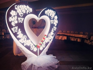 Сердце для свадьбы и юбилея, прокат, декорация, фотозона  - Изображение #4, Объявление #1463847