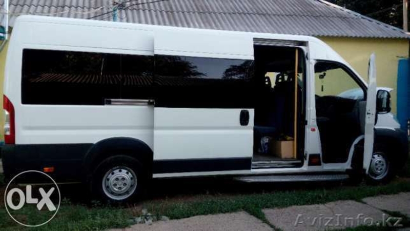 Пассажирские перевозки в г. Уральске 18 мест Пежо Боксер - Изображение #1, Объявление #1160668