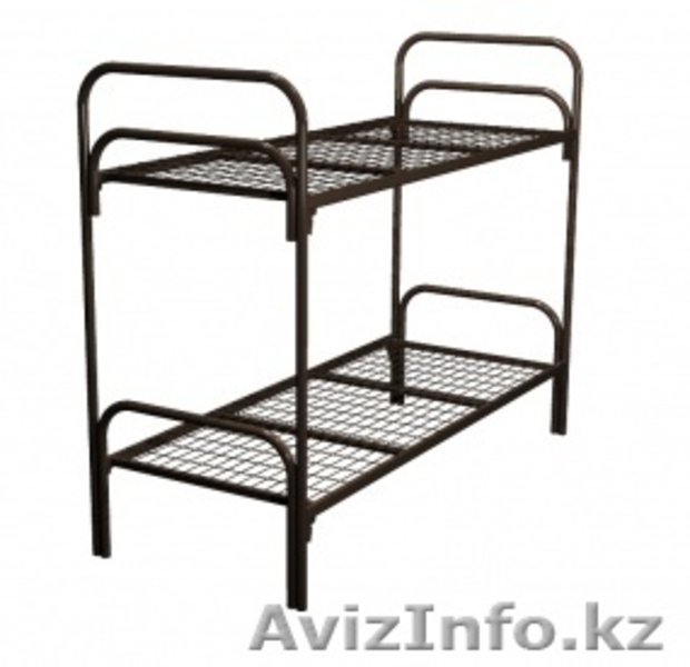 Металлические кровати для пансионатов, кровати для детских лагерей, низкие цены - Изображение #3, Объявление #1417612